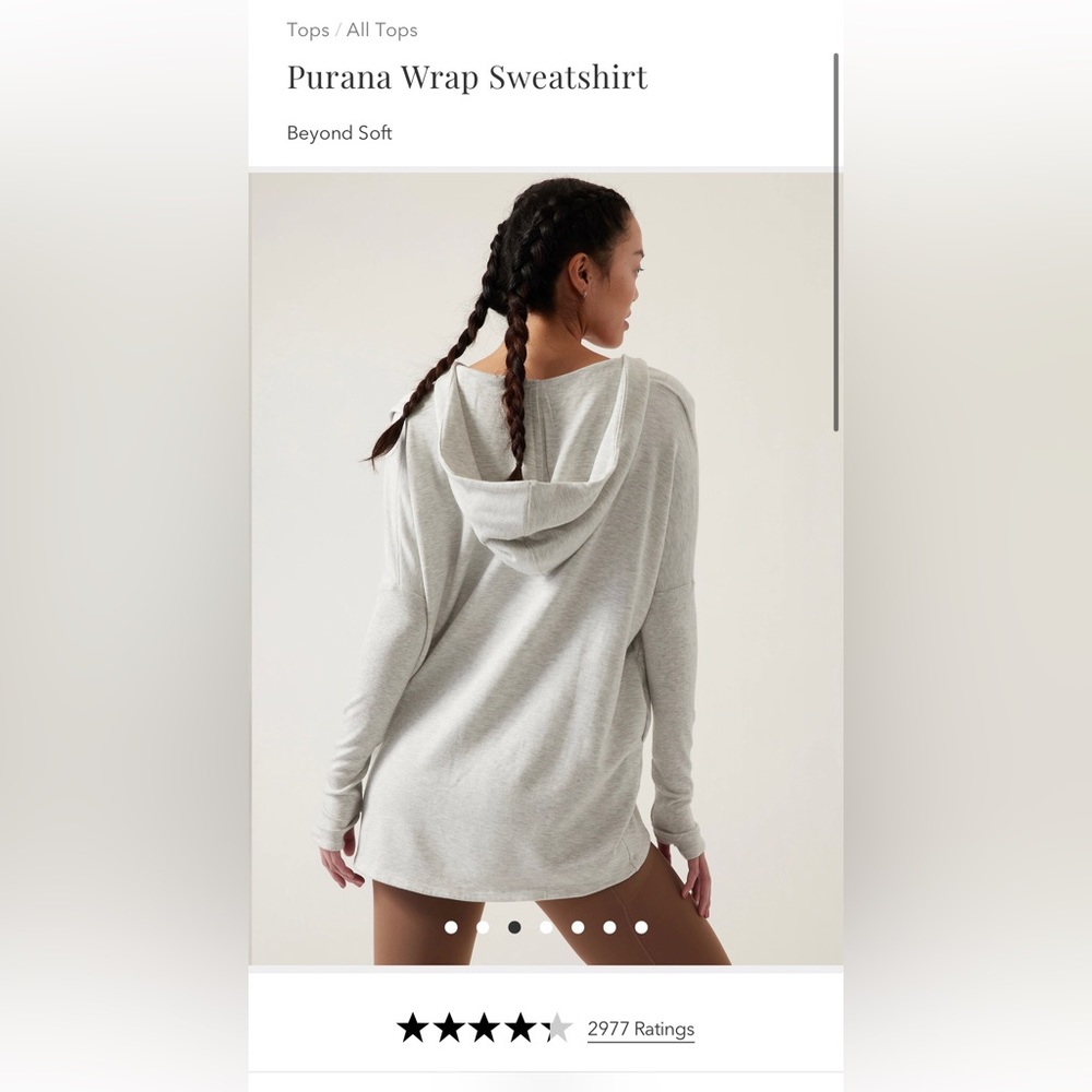 Athleta Purana Wrap Sweatshirt